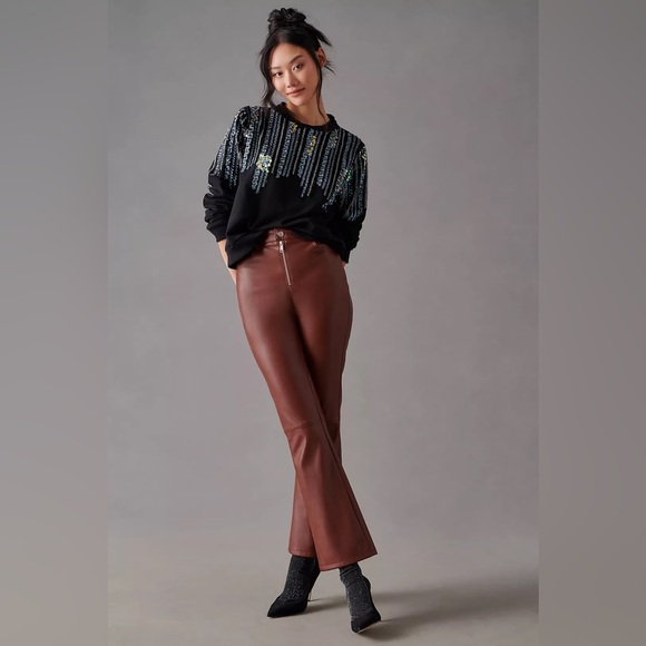 Anthropologie ‘Let Me Be Disco’ sequin and beaded sweatshirt - Picture 8 of 11